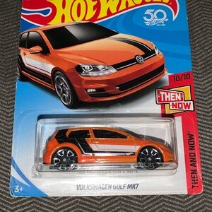Hot Wheels 50th Anniversary Volkswagen Golf MK7 Orange